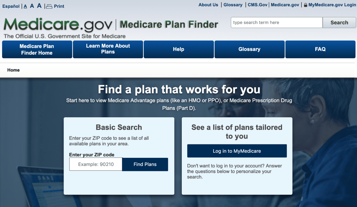 Medicare Plan Finder Tool for Agents